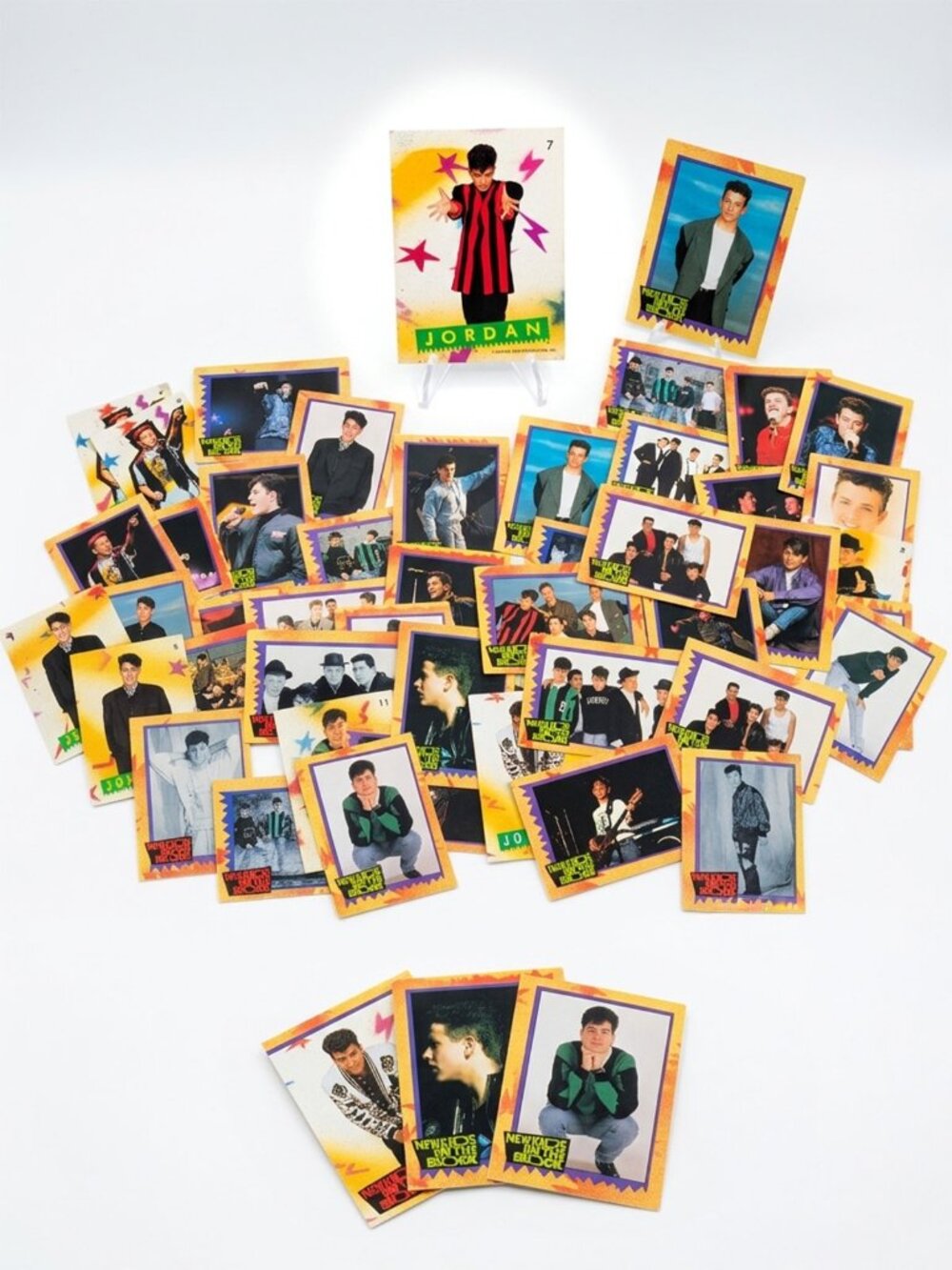 Vintage 1989 New Kids On The Block Trading Cards Lot NKOTB Boy Band Memorabilia
